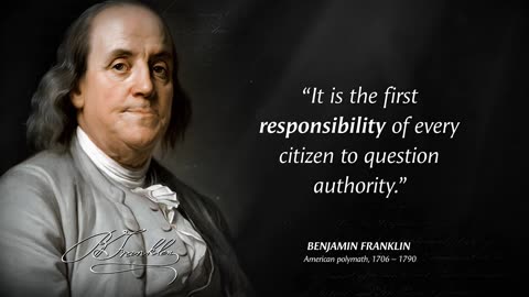 Benjamin Franklin's Quotes which are better to be known when young to not Regret in Old Age