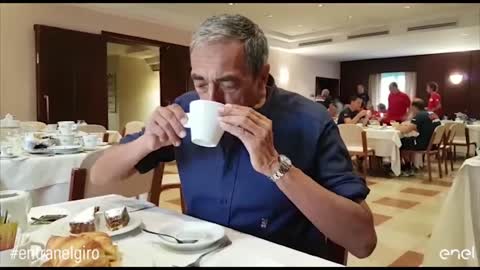 Enel Energia - #Giro100 - La colazione di Vincenzo Nibali