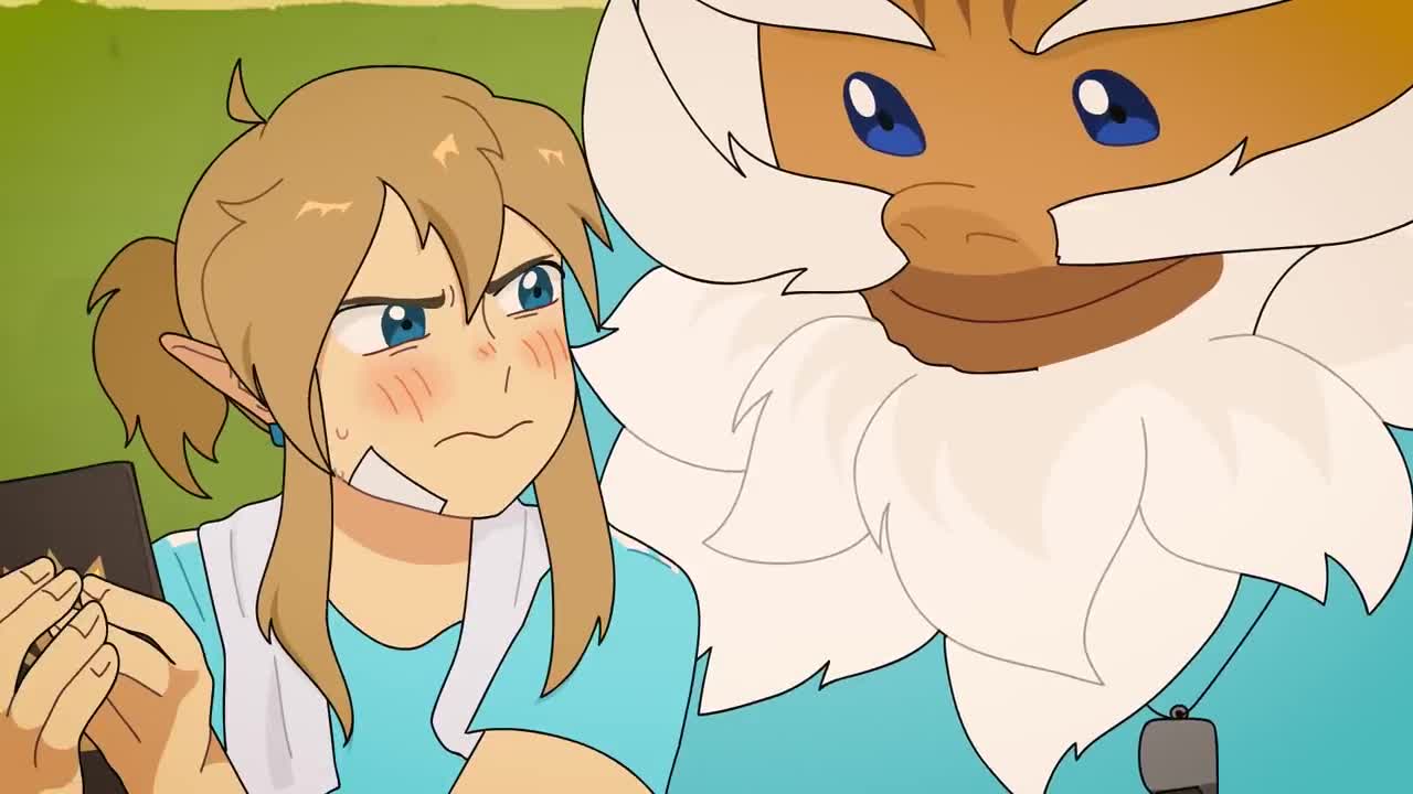 connect_ a zelink fan animation (BOTW AU)