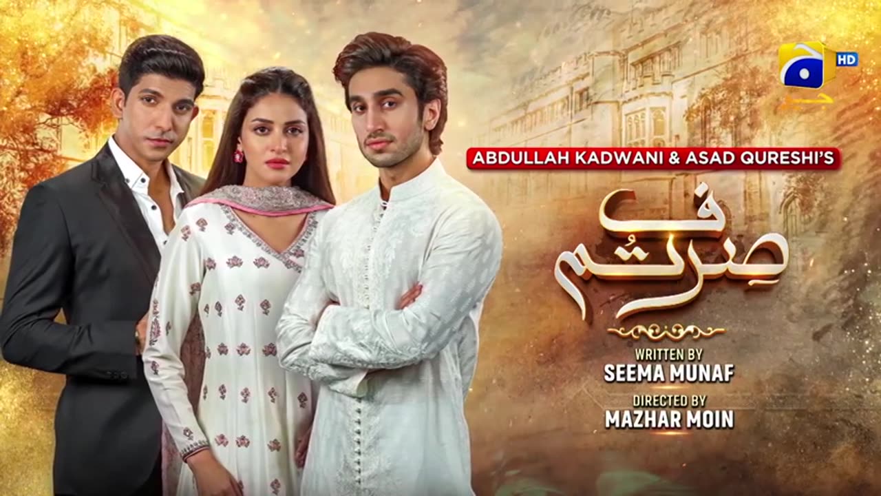 Sirf Tum 2nd Last Mega Episode 46 (Part 01) - [Eng Sub] - Anmol Baloch - Hamza Sohail - Mohsin Abbas