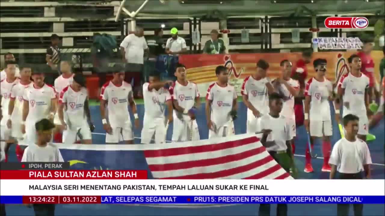 3 NOVEMBER 2022 BERITA TGH HARI – MALAYSIA SERI MENENTANG PAKISTAN, TEMPAH LALUAN SUKAR KE FINAL