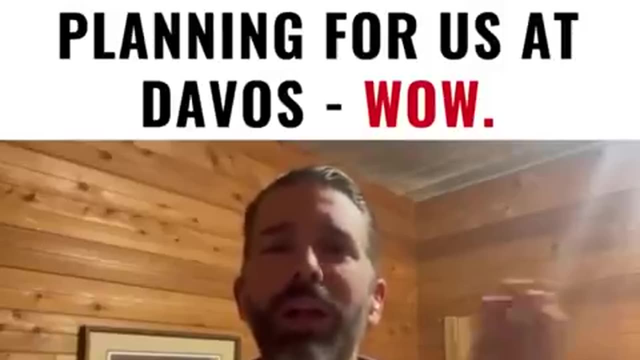 Listen To What They're Planning For Us at Davos
