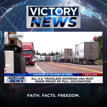 VICTORY News 1/24/22 - 11 a.m. CT: Must Show Proof of FULL Vaccination (Mike Garofalo)