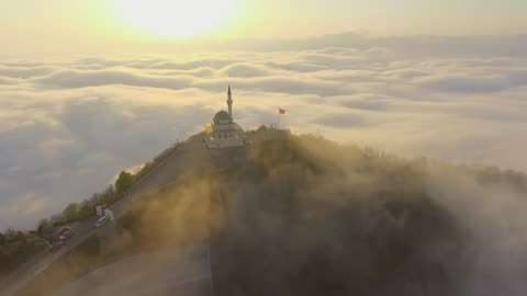 Mosque Above the clouds