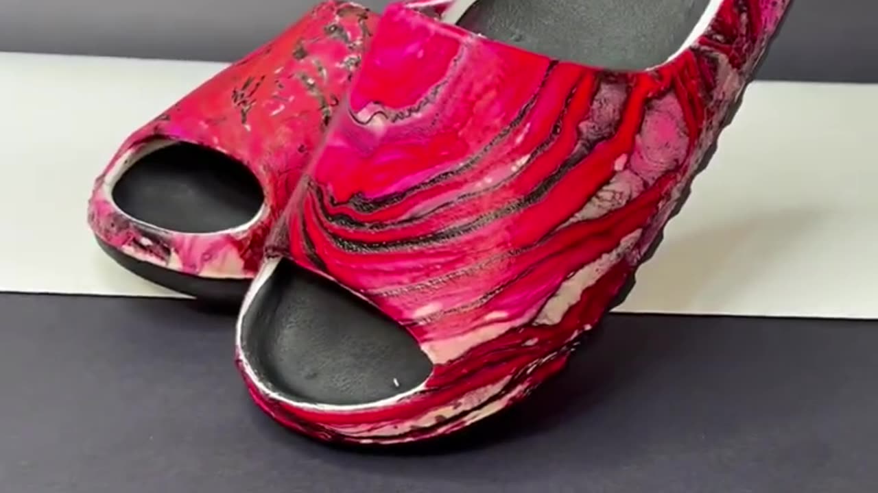 DIY Custom Slides 🤩💖 #shorts #diy #art #tutorial #artist #craft #drawing #crafts #paintin