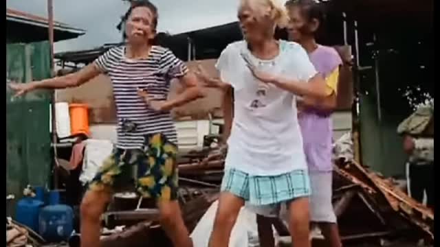 Dancing grannies