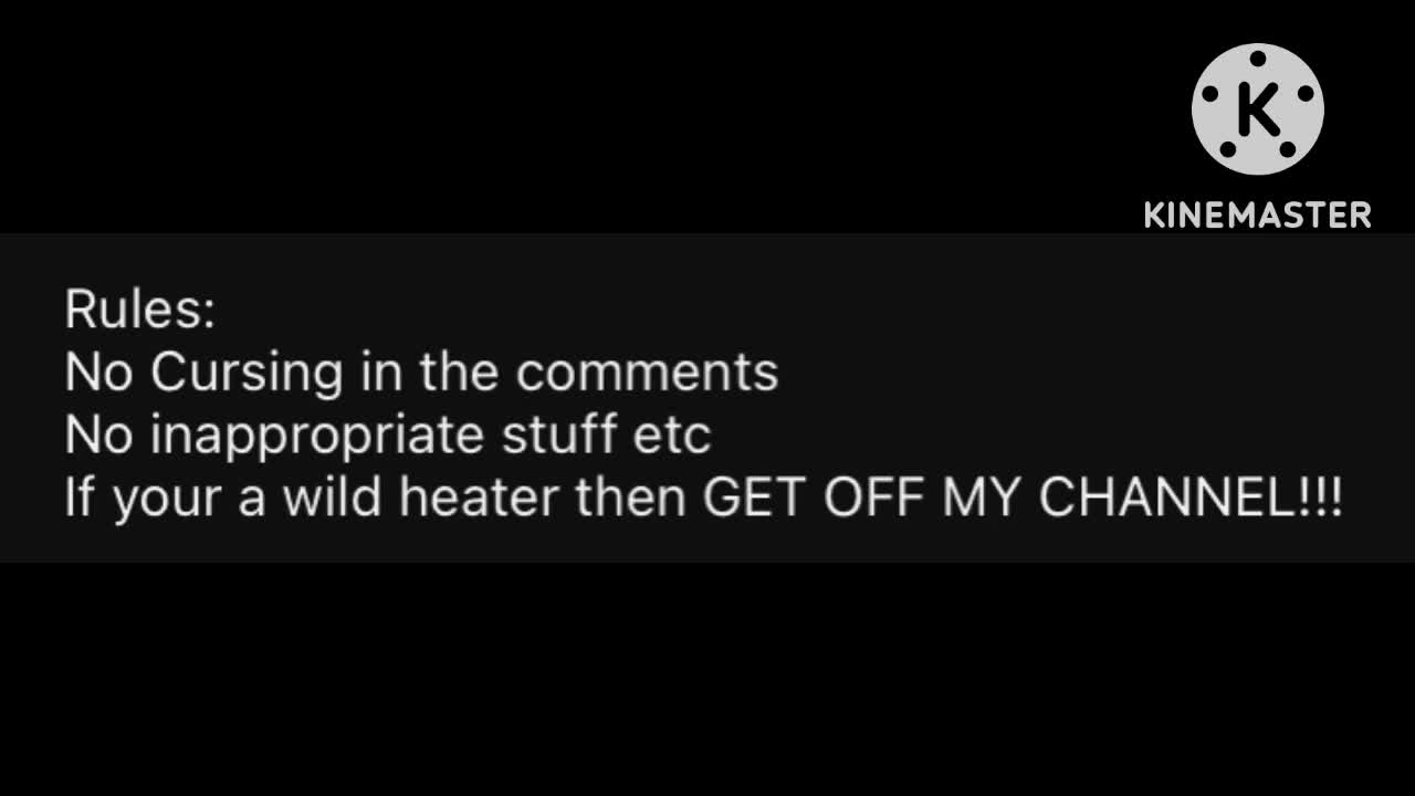Follow these rules guys.