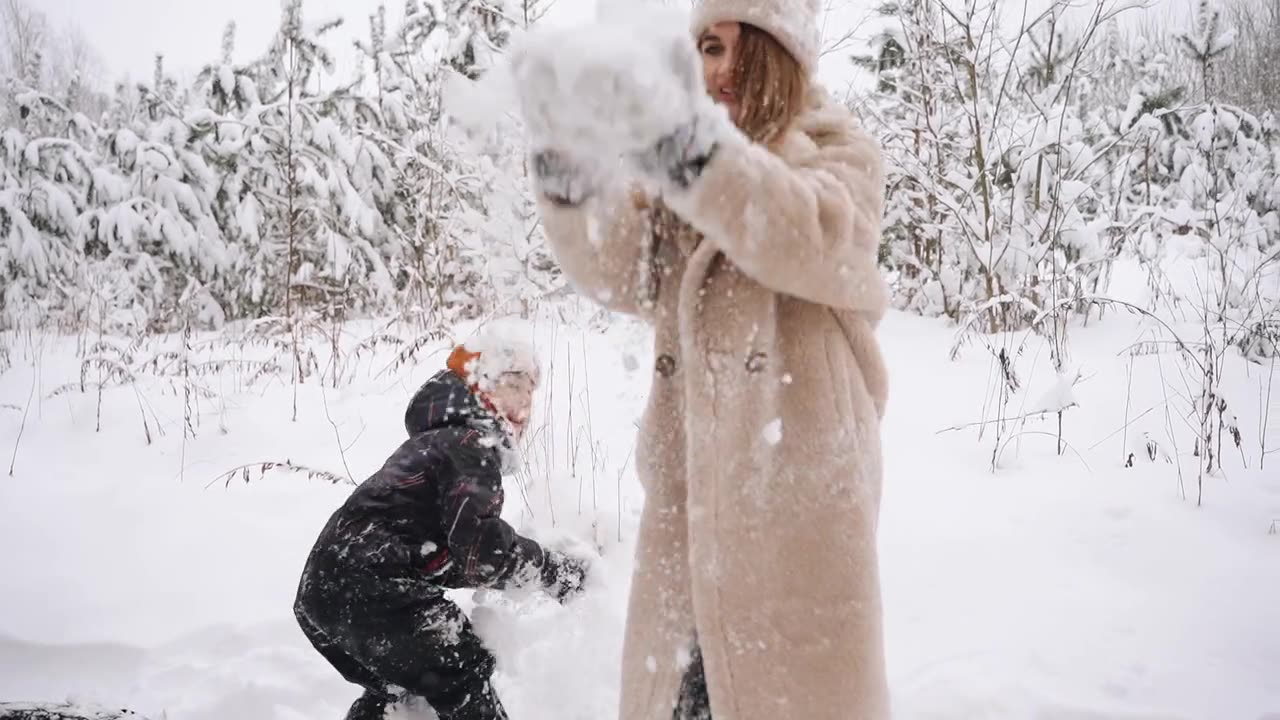 Enjoy in snow