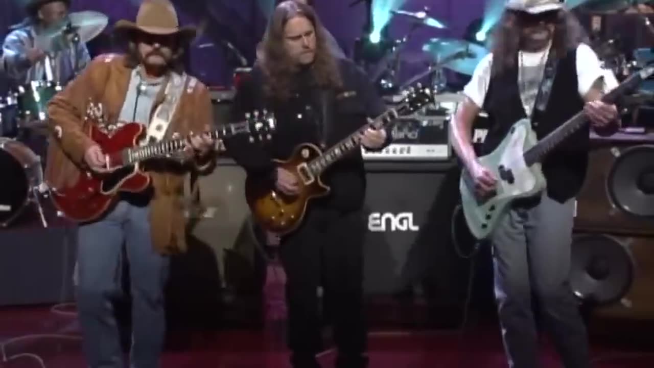The Allman Brothers Perform Jessica - Letterman...