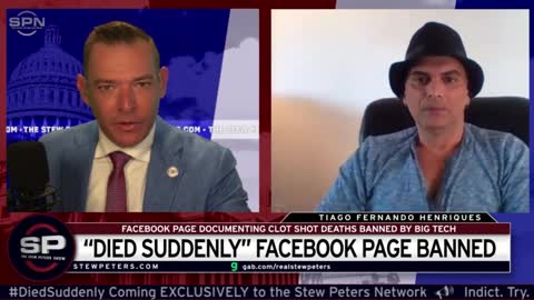 סטו פיטר מראיין מנהל קבוצה בפייסבוק שנמחקה שדיווח על אנשים בריאים שמתו בעקבות החיסון