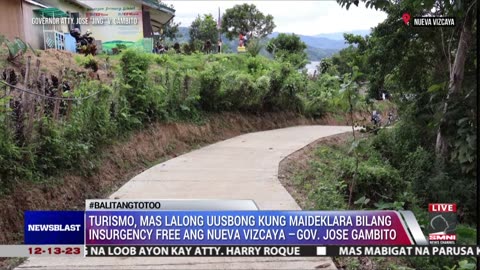 Turismo, mas lalong uusbong kung maideklara bilang insurgency free