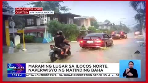 Ilang bahagi ng Bicol, biglang binaha dahil sa Habagat at buntot ng bagyo