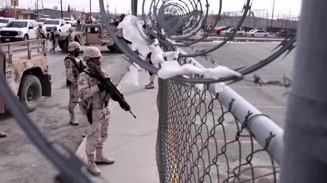 Mexico sends military to border after prison break