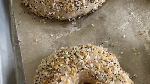 Sourdough Bagels