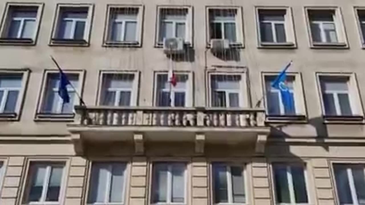 Bulgarian Politician Throws Down 'Fascist' Ukrainian Flag