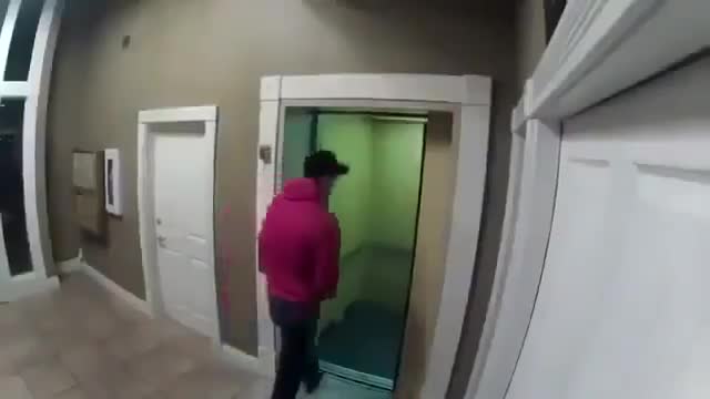 Scary Elevator Halloween Prank