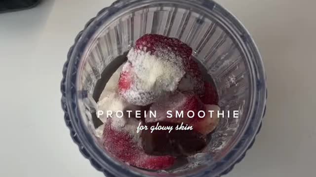 PROTEIN SMOOTHIEfon glowy shin