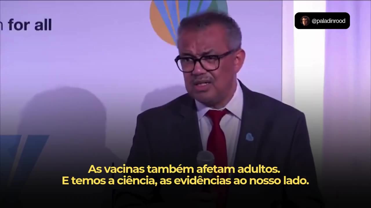 "É HORA DE SERMOS MAIS AGRESSIVOS COM OS ANTI-VACINA", DIZ TEDROS