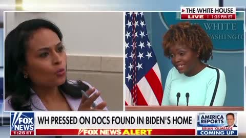 MSNBC reporter NUKES Cringe Jean Pierre over shady dealing with Biden STOLEN classified documents,