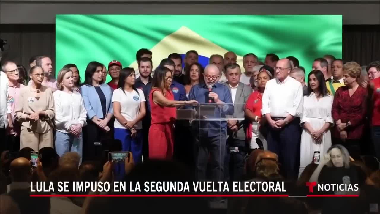 Lula da Silva vence en segunda ronda de elecciones en Brasil | Noticias Telemundo