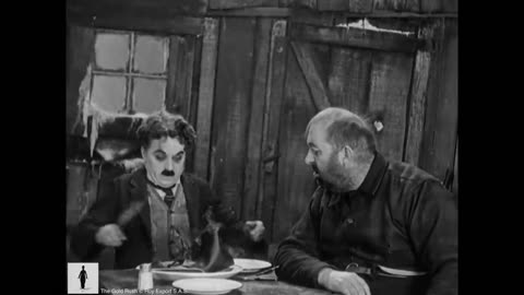 Charlie Chaplin eats his shoe (The Gold Rush) | Celebraty World