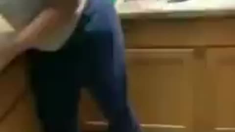 KO'd Woman Falls In Slow Motion