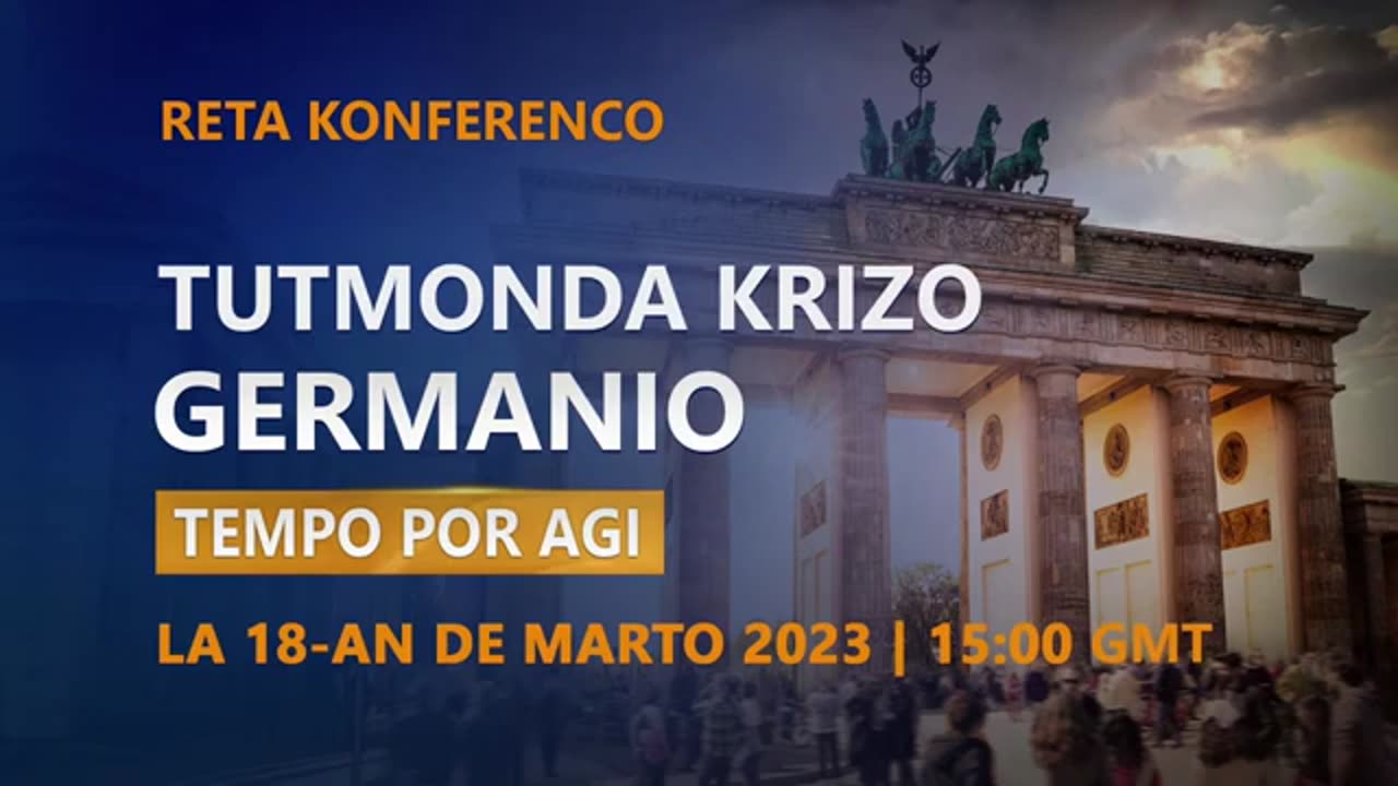 Crisis Global Alemania Es hora de actuar Conferencia en línea, 18 de marzo de 2023