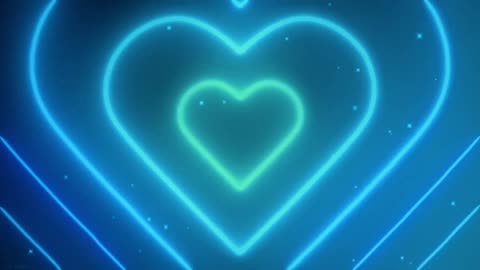 547. Love Hearts 💙💚Bright Heart Cute Led Hearts