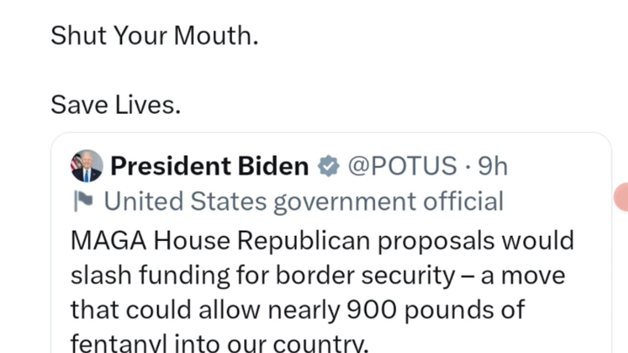 Biden Lets Fentanyl Across Are Border