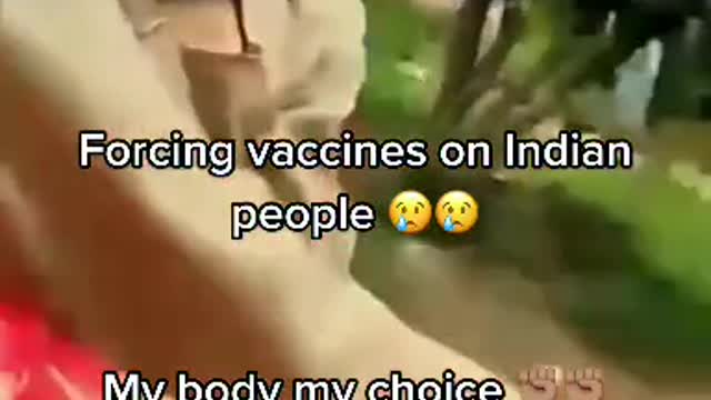 Forced military vaccines in India