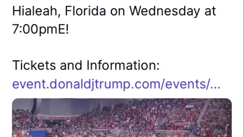 TRUMP IN FLORIDA IN WEDNESDAY #TRUMPCAMPAIGN