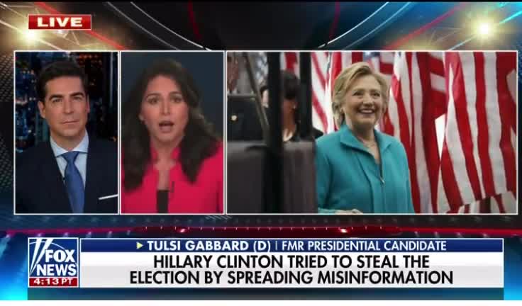 Tulsi Gabbard Goes NUCLEAR On Traitor Clinton