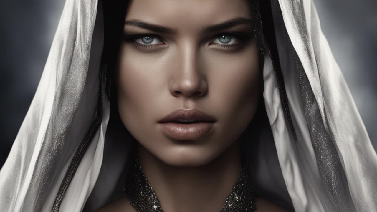 Adriana Lima as an angle, hot, beautiful and sexy.(gorgeous, bellissima)