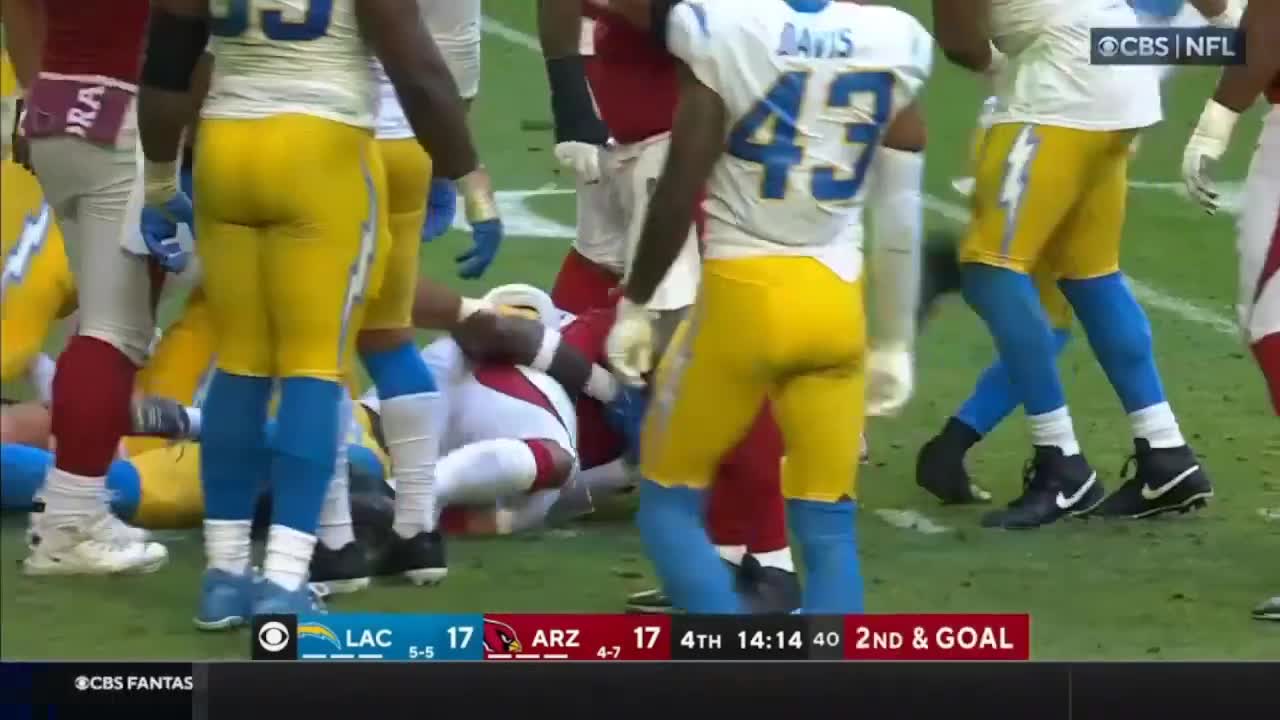 Los Angeles Chargers vs. Arizona Cardinals Full Highlights 4th QTR | NFL Week 12, 2022