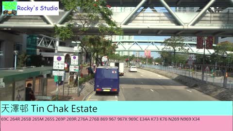 [輕鐵分流者]港鐵巴士526行走K73線往天恆行車片段