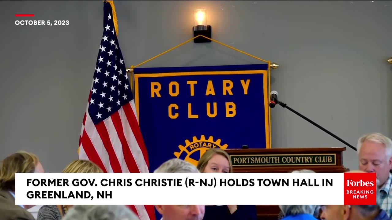 WATCH- Former Gov. Chris Christie Answers Voter Questions At New Hampshire Town Hall