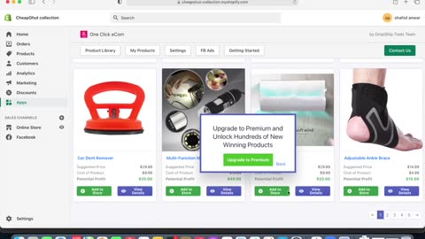 How To Connect One Click Ecom To Shopify Part-12