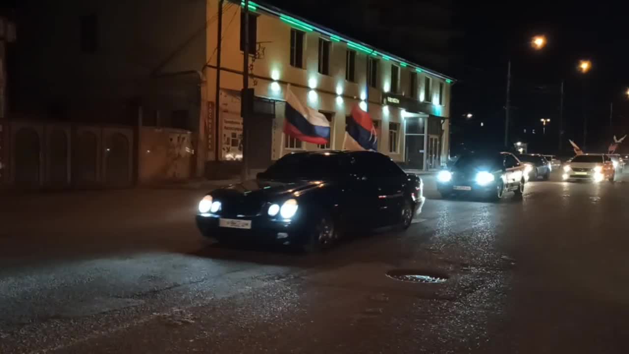 Celebrations in Tskhinval, the capital of South Ossetia