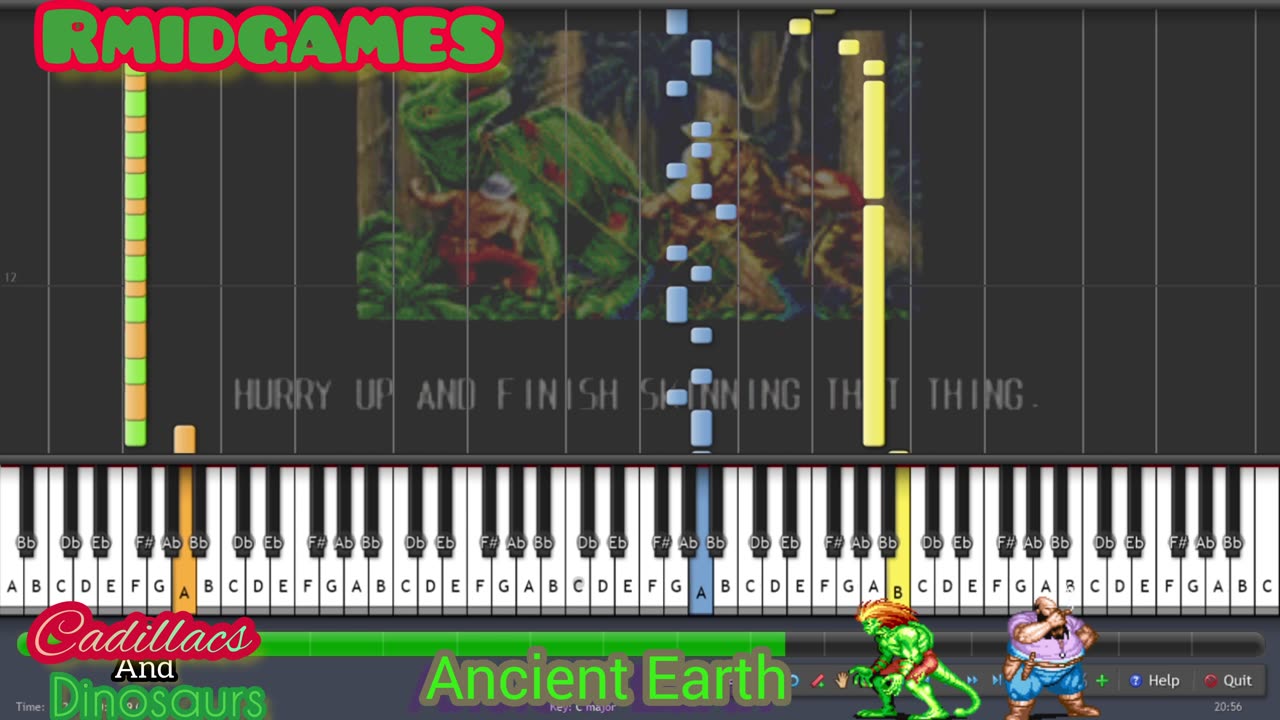 Cadillacs And Dinosaurs - Ancient Earth ~ Piano ( Midi )