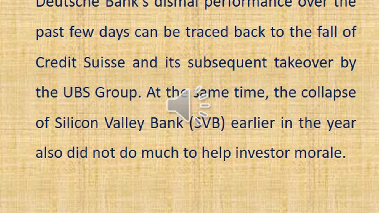 Discover the Shock Behind Deutsche Bank's Crisis! #shorts