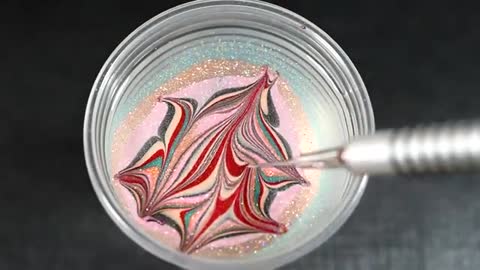 Water Marble Nail Art Tutorial