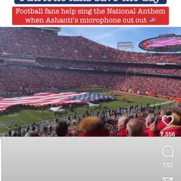 Patriots save the national anthem