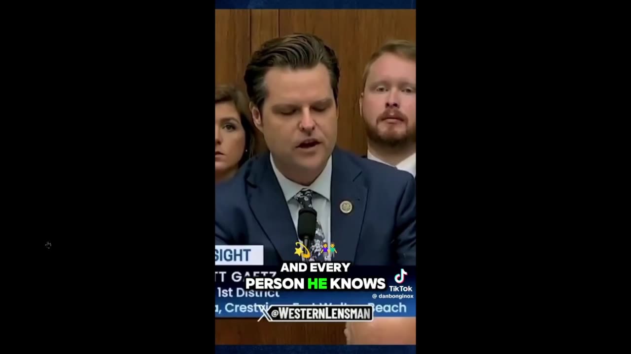 Dan Bongino makes the case for future AG Matt Gaetz. Love Gaetz and Bongino