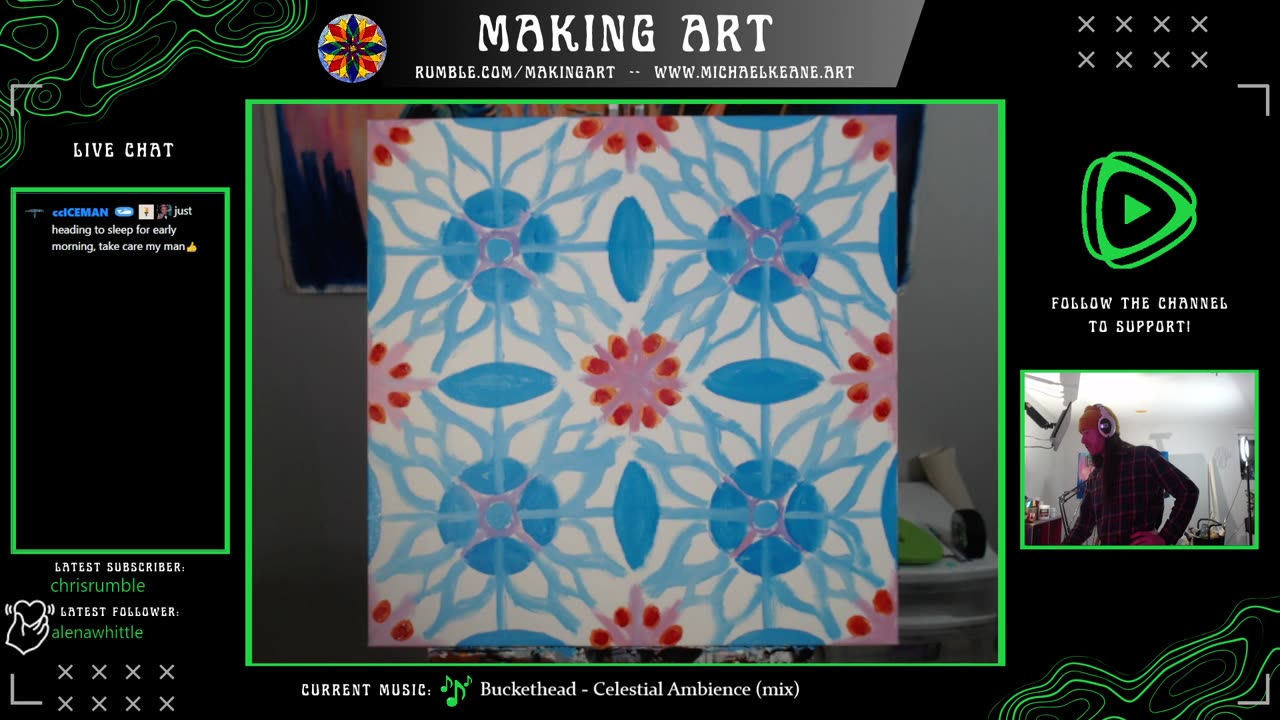 Live Painting - Making Art 12-6-23 - Fresh Painting Beginnings