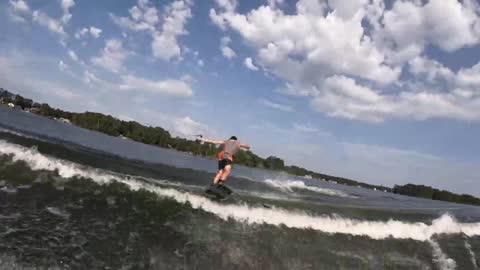 Wakeboarder Knee Collapsed Trying Tantrum 2 Blind Trick