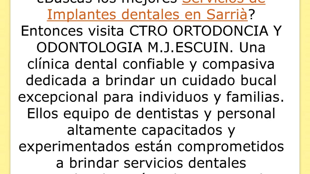 Consigue los mejores Servicios de Implantes dentales en Sarrià