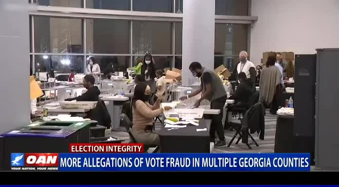 MORE VOTER FRAUD ALLEGATIONS in Several Georgia Counties - via OAN