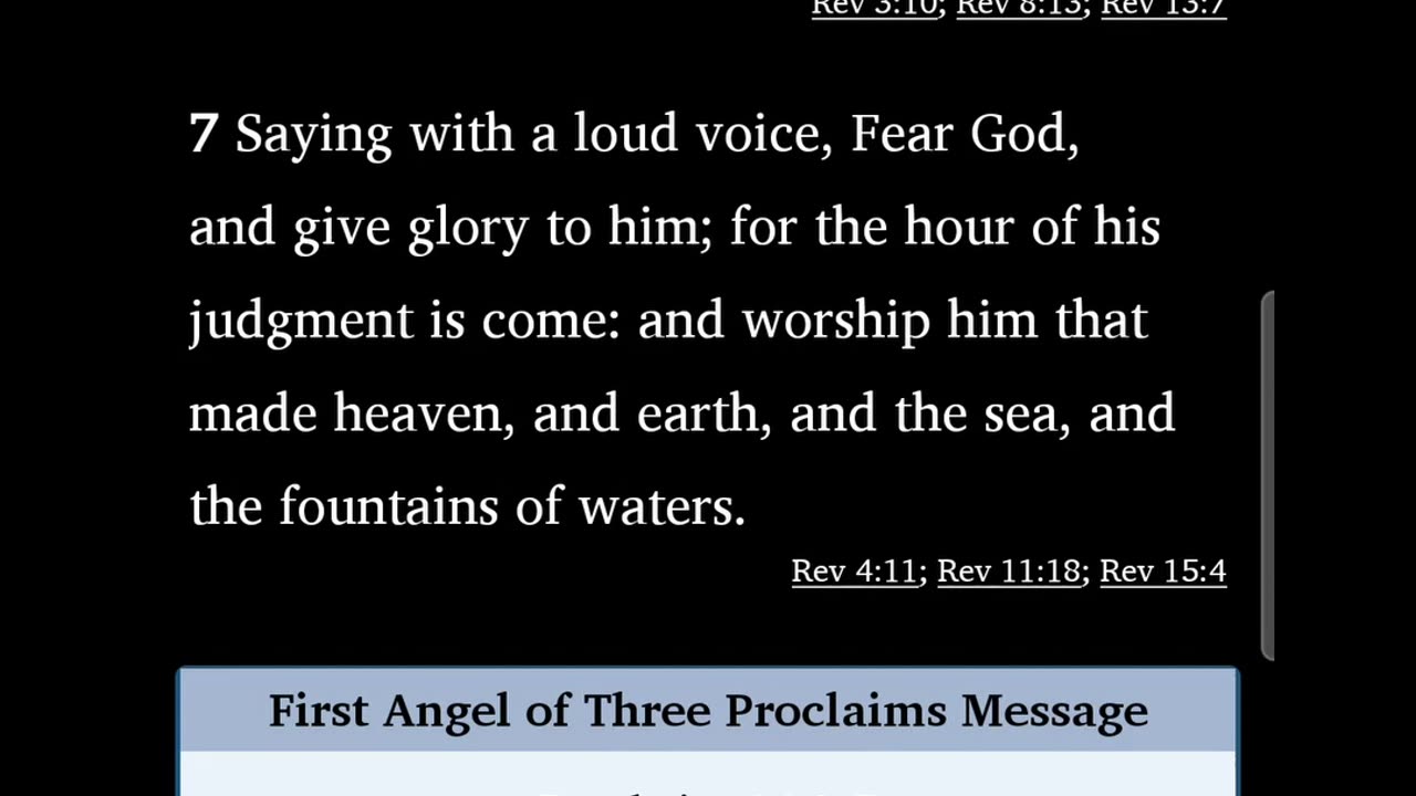 Morning Prayer 243: Revelation 14:6-7