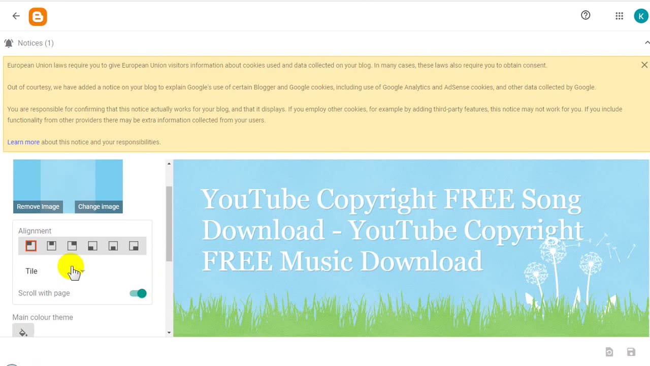 How To Create Blogger Blogspot Website For Add MP3 Audio Player In Blogger