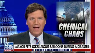 Tucker Carlson on Pete Buttigieg's response to the toxic chemical release in East Palestine, Ohio